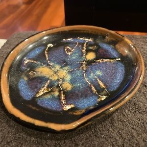 Leroy Taba Hawaiian artist jewelry plate